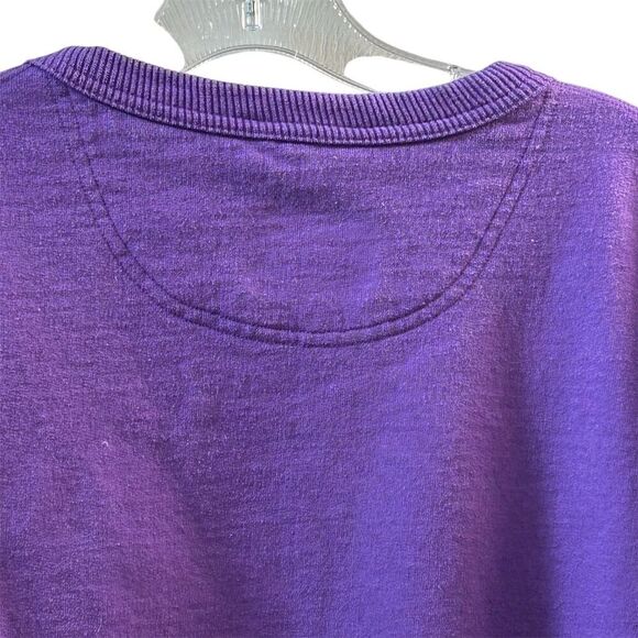 Champion Women's Large Purple Crewneck Sweatshirt Spell Out Logo - Picture 14 of 16
